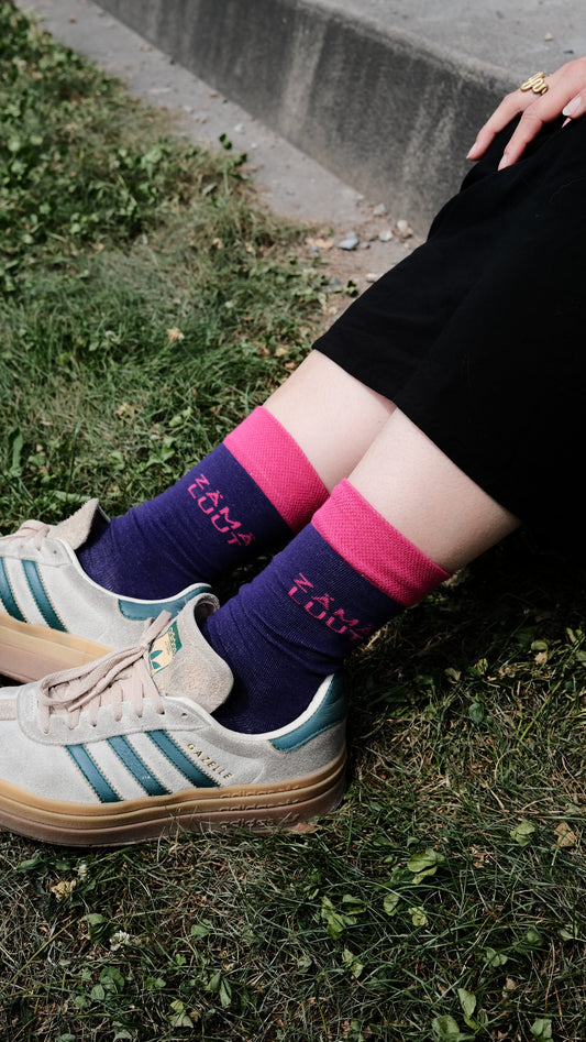 Feministischer Streik Socken: «ZÄMÄ LUUT»